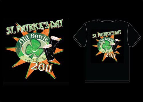 Old Bowie Town Grille, Logo, T-Shirt, Poster, Graphic Design, Sophie Lo